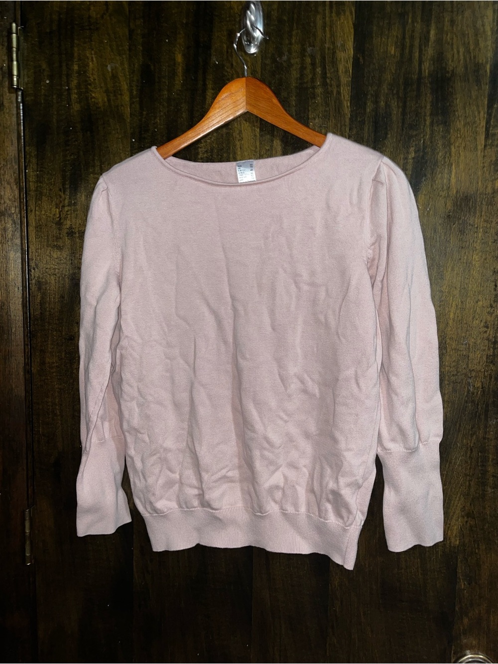 Unbranded Blush Pink Thin Crewneck Sweater